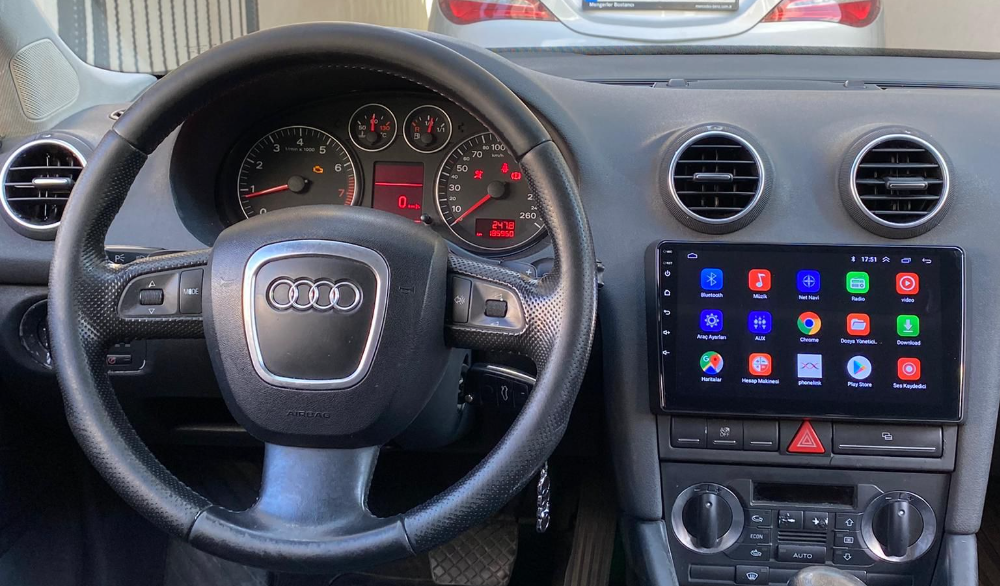 AUDİ A3 ANDROİD MULTİMEDYA CİHAZI 6/128 CARPLAY