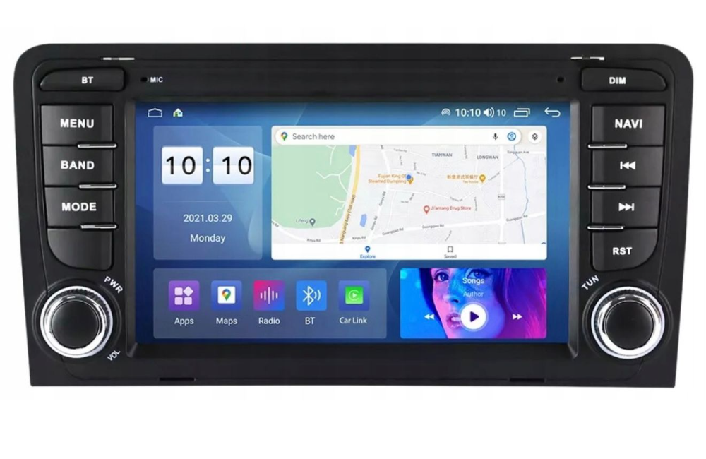 AUDİ A3 ORJİNAL GÖRÜNÜMLÜ CİHAZI 8/128 CARPLAY