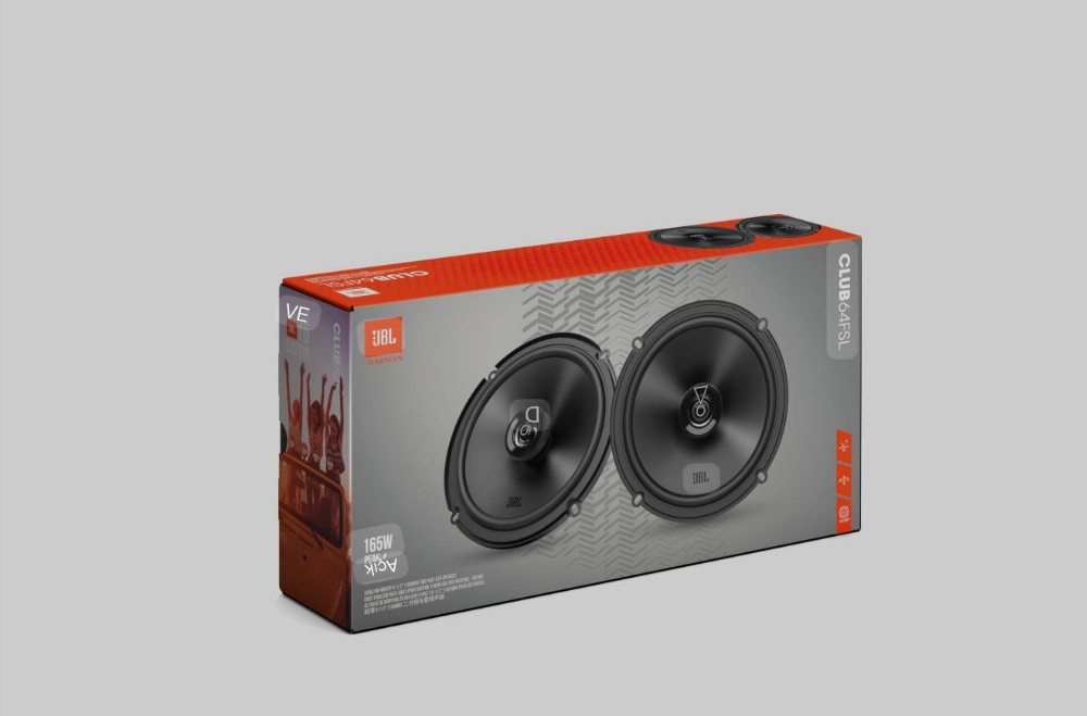 JBL Club 64FSL 16 Cm 165 Watt 2 Yollu Oto Hoparlör Takımı