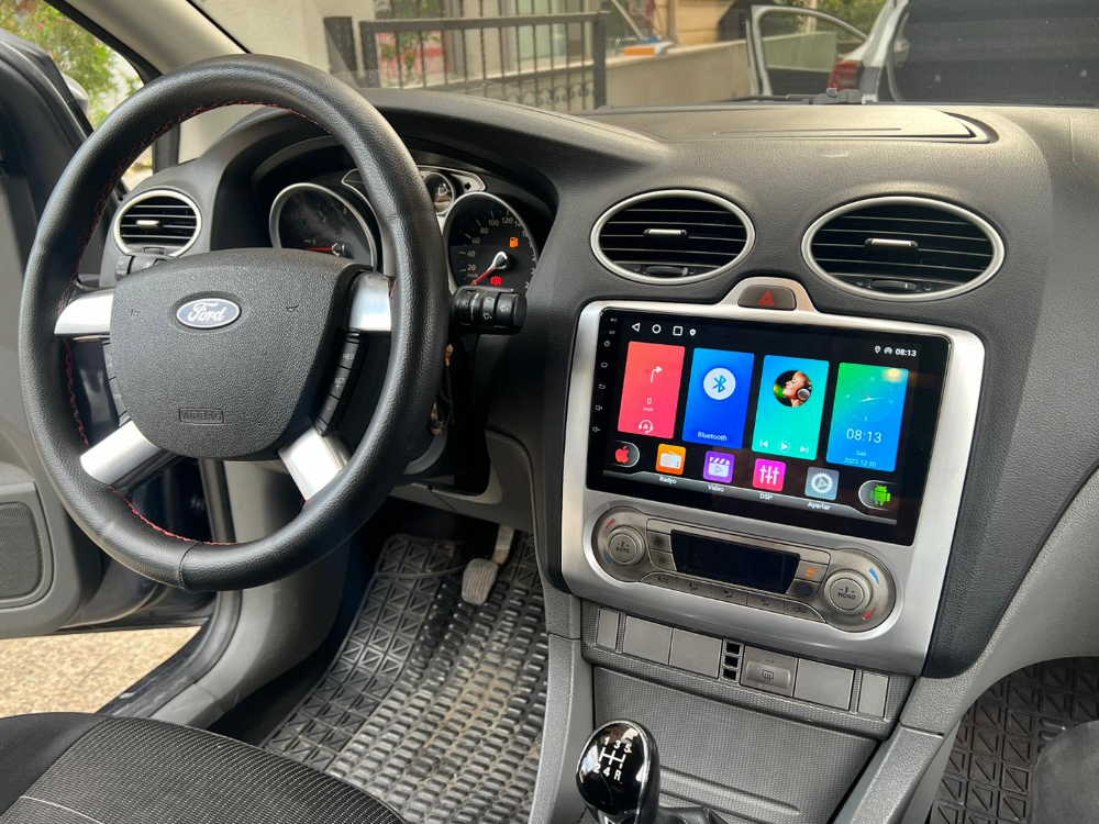 FORD FOCUS 2 DİGİTAL  KLİMA ANDROİD 4/64 CARPLAY