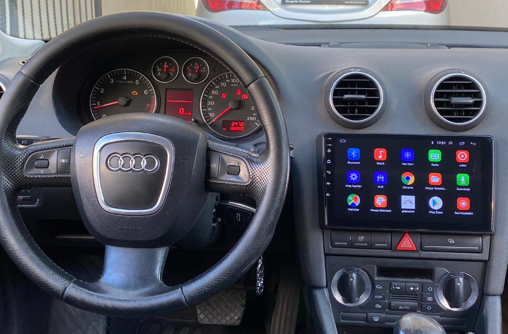 AUDİ A3 ANDROİD MULTİMEDYA CİHAZI 8/128 CARPLAY
