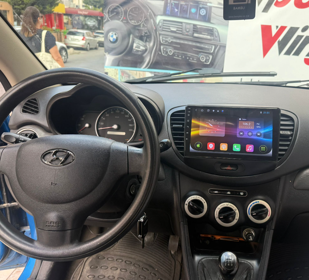 HYUNDAİ İ10 2007,2013 9"ANDROİD MULTİMEDYA CİHAZI 4/64 CARPLAY