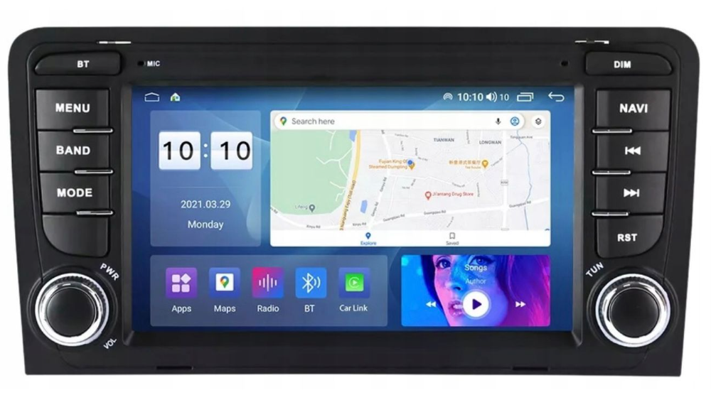 AUDİ A3 ORJİNAL GÖRÜNÜMLÜ CİHAZI 12/256 CARPLAY